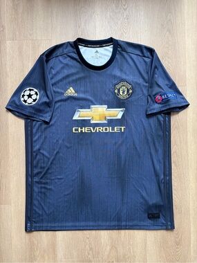 Manchester United 2018/2019 Champions League Third Soccer Jersey -MARTIAL